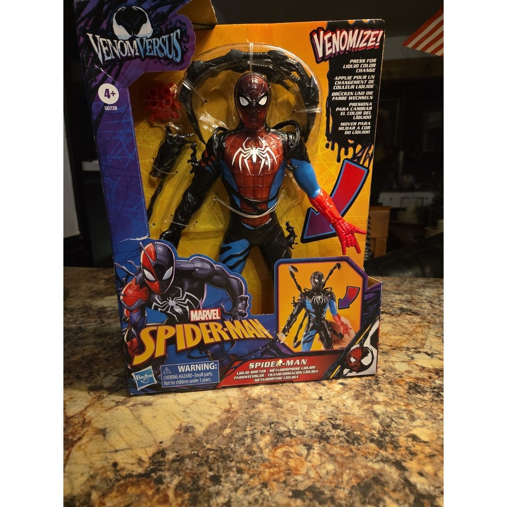 Marvel Spider-Man VenomVersus Liquid Shifter 11 Inch Figure w Accessories New